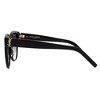 Saint Laurent MONOGRAM SL M107 002 Womens Round Sunglasses Black 55mm - 3 of 3