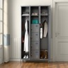 SUXXAN 8 Doors Metal Lockers for Employees School Office Gym Home Storage,15.75" D x 23.62" W x 72" H,Assembly Required - 2 of 4