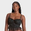 Women's Ruffle Lace Corset - Wild Fable™ - 4 of 4