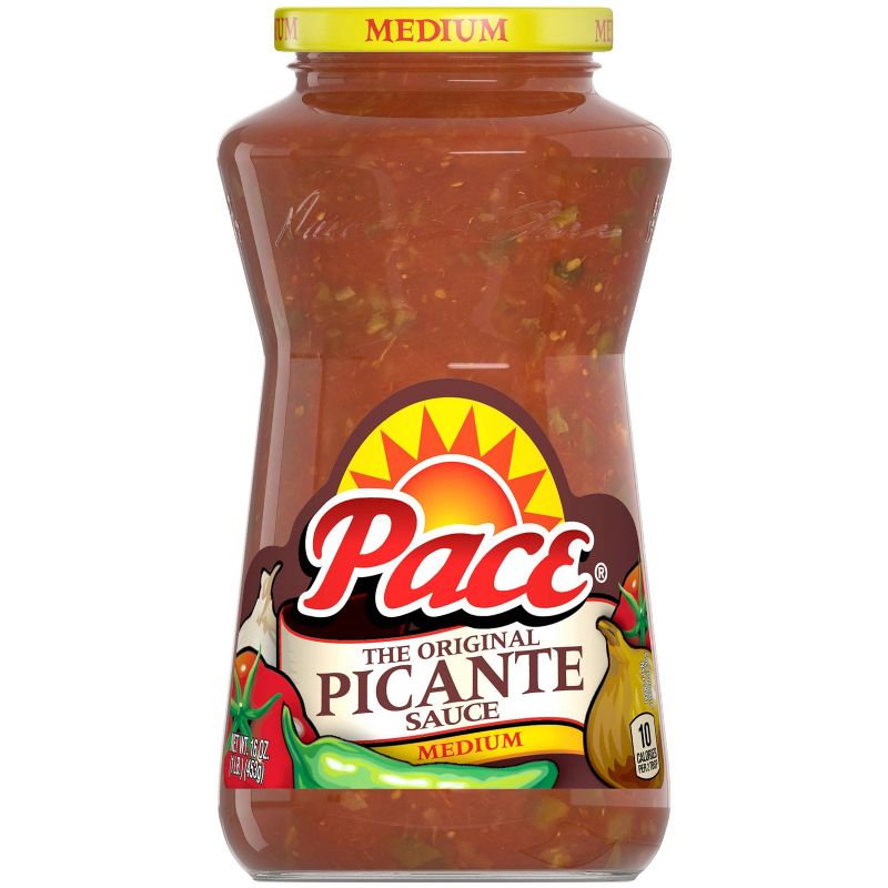 Pace Medium Picante Sauce 16oz, 1 of 10