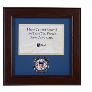 Allied Frame US Armed Forces Medallion Landscape Picture Frame - 4 x 6 Picture Opening - 1 of 3