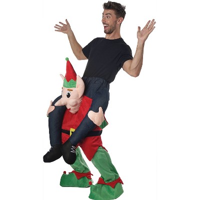 Halloween Express Adult Carry Me Elf Costume - Green - Target