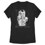 Women's Britney Spears Pop Star Frame T-Shirt