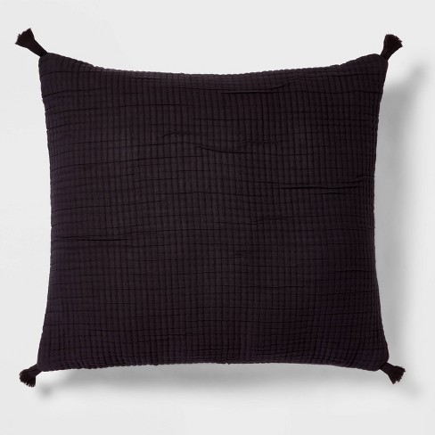 Abel Sequined Cotton Throw Pillow