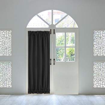 PiccoCasa Blackout Sliding Window Door Single Panel Darkening Curtains Panel