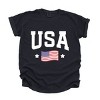 Simply Sage Market USA Arched Flag Garment Dyed Tee - 2 of 4