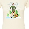 Women's - ELF - Christmas Buddy And Arctic Puppets Juniors Fitted Graphic T-Shirt - 2 of 3