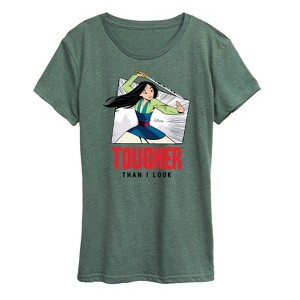 Women's - Disney - Tougher Than I Look Short Sleeve Graphic T-Shirt - 1 of 4