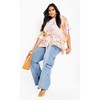 Women's Plus Size Sunset Print Top - sunset haze | CITY CHIC - 2 of 4