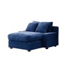 NicBex Sofa Couch,Daybed with Square Armrests and Removable Cushioned Backrests,Upholstered Sofa for Living Room,Office - 4 of 4