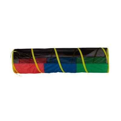 Colorful Half Mesh Play Tunnel for Toddlers