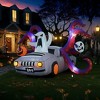 KRISRATE 10FT Halloween Inflatable Octopus Car with 8 Tentacles, LED Ghost Pumpkin Skull, Outdoor Indoor Yard Party Haunted House Decoration - 3 of 4
