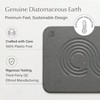 Home Bath Stone Mat 23.6x15.4 - Quick - Dry Non - Slip Diatomite Stone for Bathroom, Zen Slate - 3 of 4