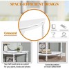 NicBex Unique Small Triangle Console Table,Entryway Table with Solid Wood Frame and Legs,Sofa Table for Living Room,Entryway/Limited Spaces - 4 of 4