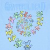 Seven Times Six Grateful Dead Men's Dancing Bears Spiral Design Crewneck Sweatshirt Blue - 3 of 4