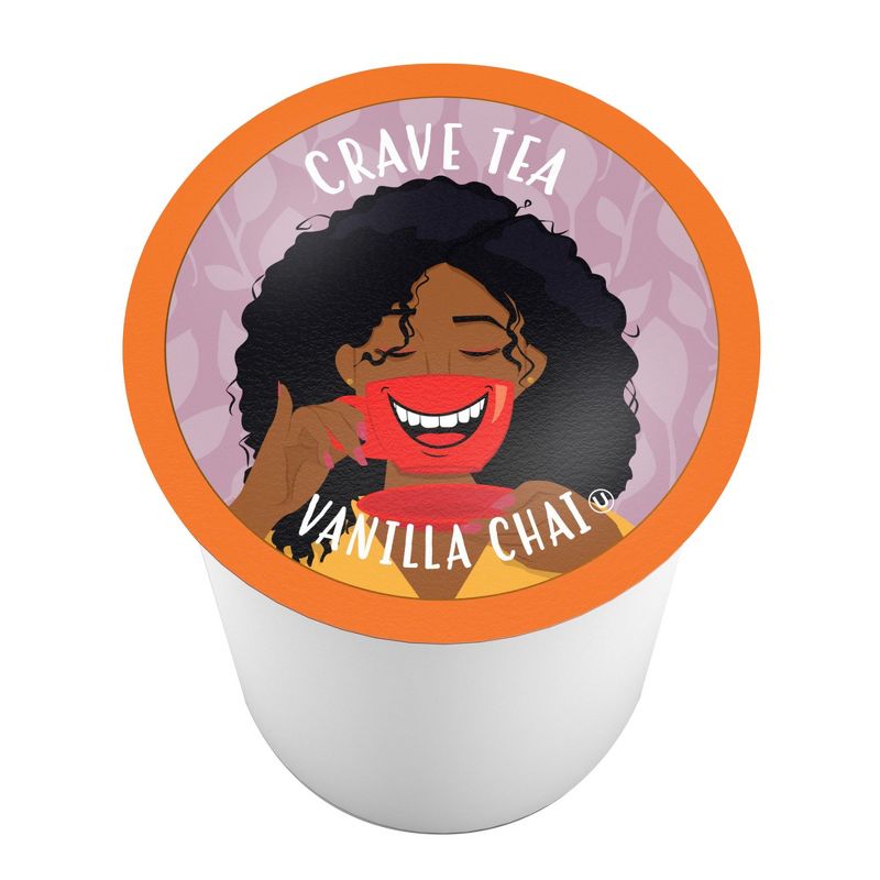 Crave Beverages Vanilla Chai Tea Pods, Keurig KCup 2.0 compatible, 100 count, 1 of 5