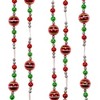 108.0 Inch Red Ball Garland Silver Green Gold Tree Garlands - 3 of 3