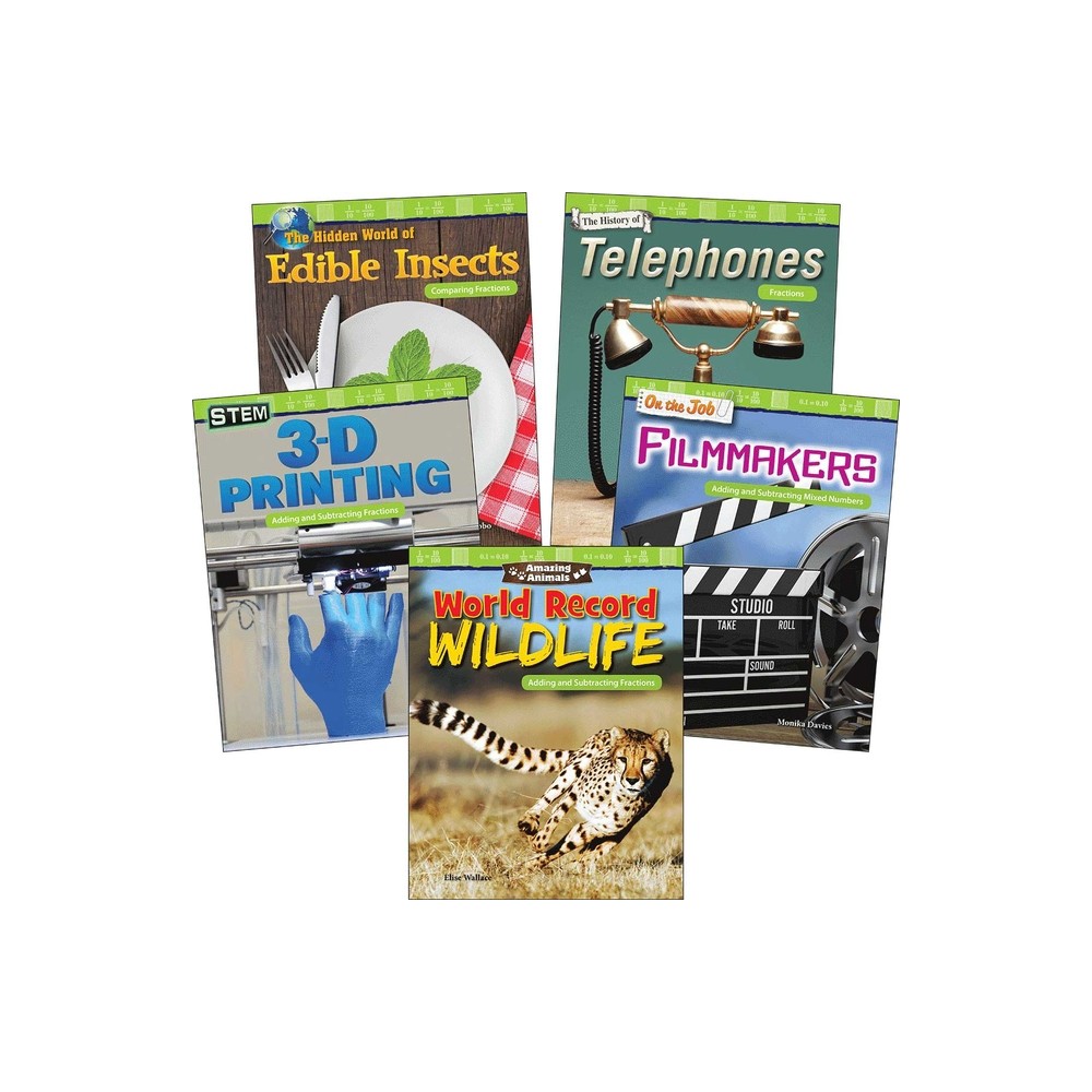 ISBN 9781643357980 product image for Adding & Subtracting Fractions: Grades 4-5 (5-Book Set) - (Mathematics Readers)  | upcitemdb.com