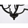 Elegant Lighting Sandara 4 lights pendant in black - 4 of 4