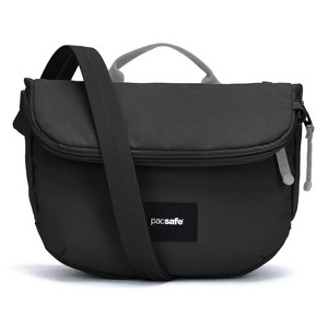 Pacsafe GO Saddle Crossbody, Jet Black : Target