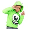 Disney Lion King Winnie the Pooh Pixar Monsters Inc. Mickey Mouse Lilo & Stitch Fleece Pullover Hoodie Infant to Little Kid - 4 of 4