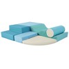 Yinvani Soft Climb and Crawl Foam Playset 6 in 1, Soft Play Equipment Climb and Crawl Playground for Kids - 2 of 4
