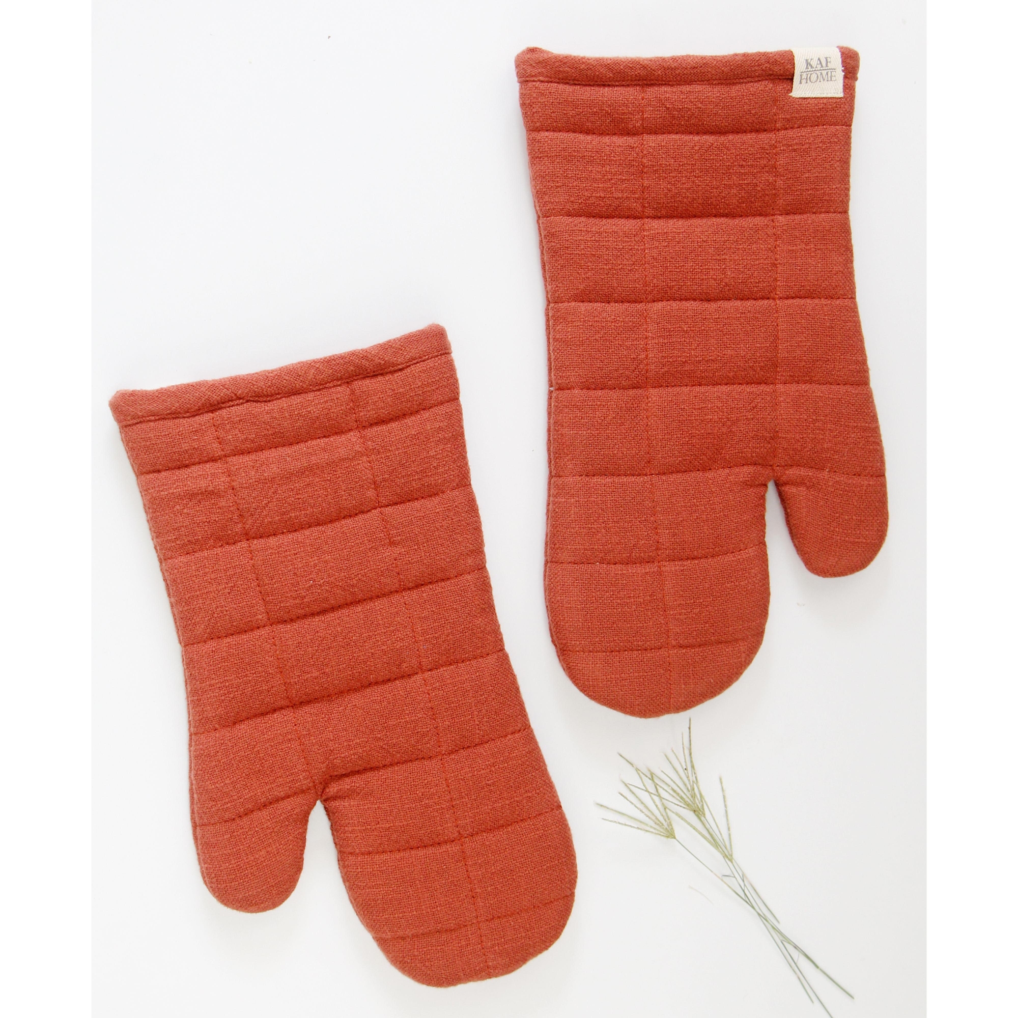 KAF Home Monaco Set of 2 Oven Mitts - Sierra