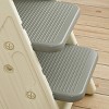 TopComfy Infant Seats Baby Dining Chair Multi Functional Grow Height Adjustable And With Safety Features for Baby, White, 39.37"*5.51"*24.02" - 3 of 4