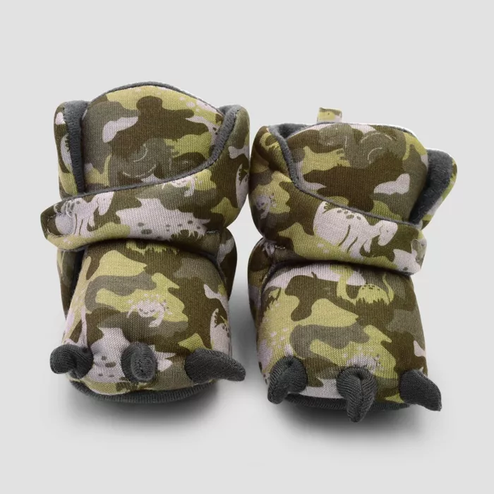 19-of-the-Best-Baby-Booties-Out-There-Cat-&-Jack™-Baby-Boys'-Dino-Camo-Constructed-Bootie-Slipper