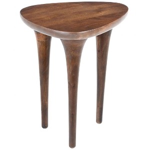Zuo Spiker Side Table Walnut - 1 of 4
