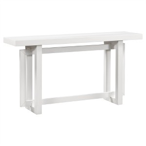 XINGHANZHENXUAN Entryway Table, Rectangle Design Console Table with Thick Pine Legs for Hallway, Living Room, Kitchen - 1 of 4