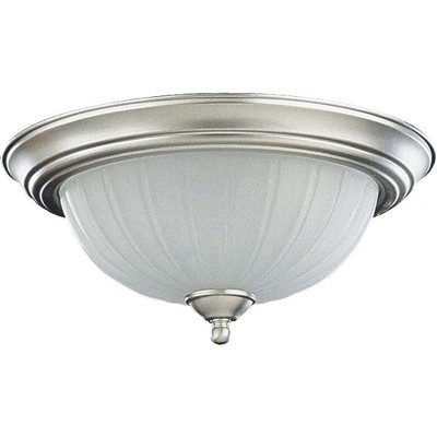 Quorum Lighting 2 - Light Flush Mount in  Satin Nickel