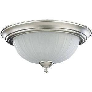 Quorum Lighting 2 - Light Flush Mount in  Satin Nickel - 1 of 1