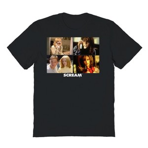 SCREAM Men Scream Screencaps White Short Sleeve Graphic Cotton T-Shirt - 1 of 4