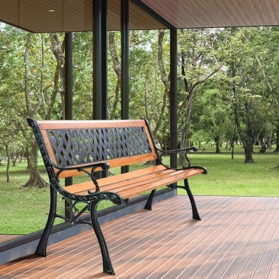 48'' Outdoor Cast Iron Patio Bench