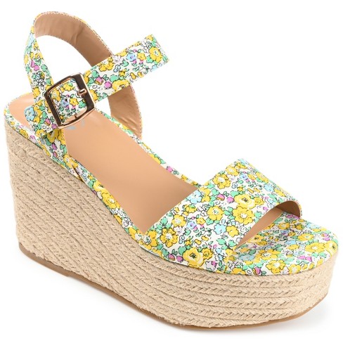 Yellow espadrille clearance sandals