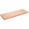 vidaXL Bathroom Countertop Light Brown 55.1 in.x19.7 in.x(0.8 in.-2.4 in.) Treated Solid Wood - 2 of 4