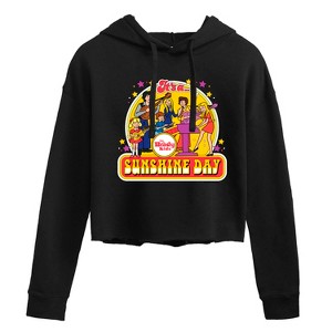 Women's - The Brady Bunch - The Brady Kids Cropped Graphic Hoodie - 1 of 2