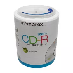 Memorex CD-R Spindle Disc Pack - 100 PK