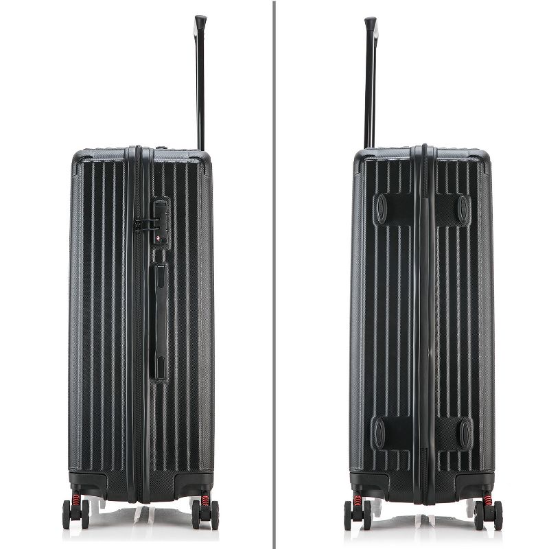 DUKAP STRATOS Lightweight Hardside Large Checked Spinner Suitcase, 4 of 9