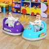 Infans Kids Ride On Car, 6V Bumper Car Electric Vehicles with 2 Driving Modes Purple - 2 of 4