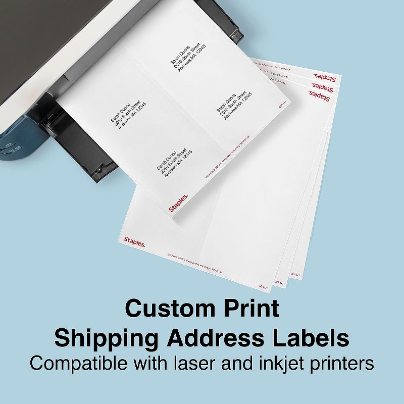 MyOfficeInnovations Laser/Inkjet Shipping Labels 3 1/3 x 4 White 489566, 4 of 6