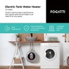 Fogatti 1440W Electric Mini Tank Water Heater, Wall/Floor Mount - 2 of 4