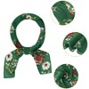 INSPIRE CHIC Women's Chiffon Scarves Floral Print Square Neckerchief 25.6" X 25.6" - 4 of 4