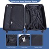 4 Piece Set Travel Luggage With 360° Spinner Wheels, TSA Lock, Adjustable Pull Rod, Lightweight Suitcase - 4 of 4