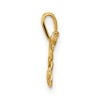 Black Bow Jewelry 14k Yellow Gold & CZ Polished Butterfly Pendant, 16mm (5/8 inch) - 2 of 4