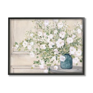 Stupell Industries Geranium Tabletop Country Still Life Painting Blooming Flowers - 1 of 4