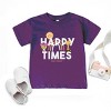 The Juniper Shop Mini Smiley Happy Times Toddler Short Sleeve Tee - 2 of 4