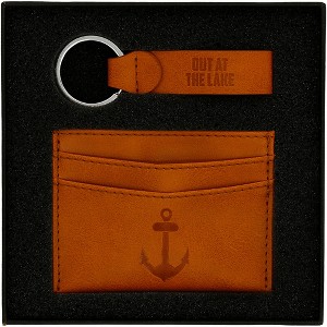 Pavilion Gift Company - Lake - PU Leather Keyring & Wallet Set - Wallets - 1 of 4