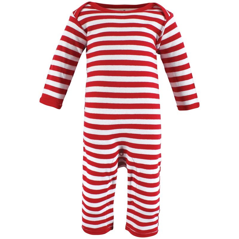 Touched by Nature Unisex Baby Organic Cotton Coveralls, Christmas Cookies, 4 of 6